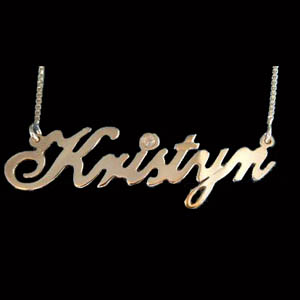 Personalized English or Arabic name necklace(GC005)